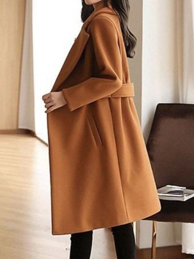 Aella - Elegant Long Wool Coat