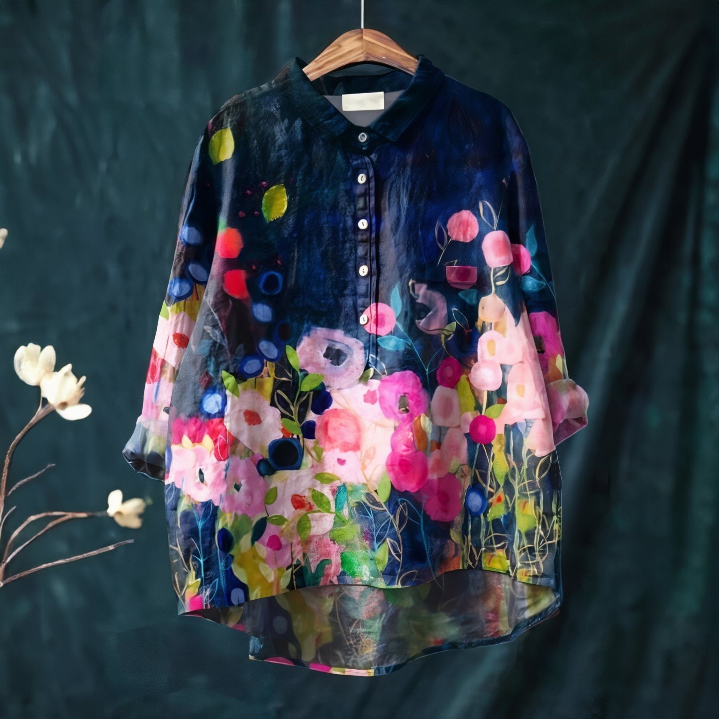 Fiona | Blouse with Romantic Floral Print