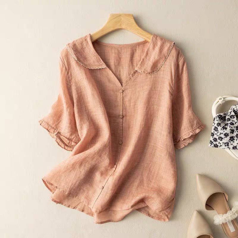 HAILEY – SUMMER BUTTON BLOUSE