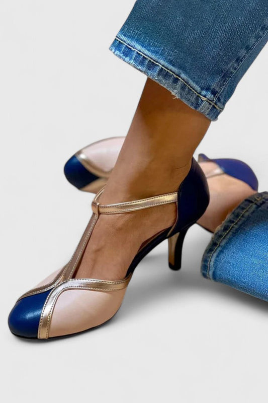 ALISSON – ELEGANT T-STRAP HEELS