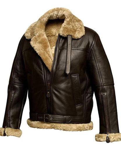 ADRIAN – SHEARLING AVIATOR JACKET