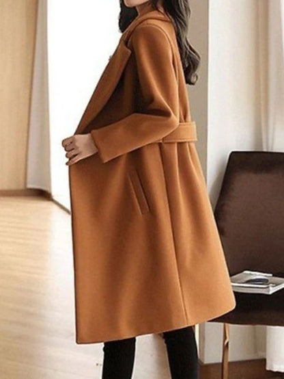 Aella - Elegant Long Wool Coat