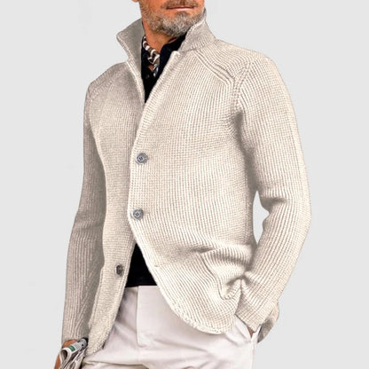 TYLER – CLASSIC BUTTON-UP KNIT CARDIGAN