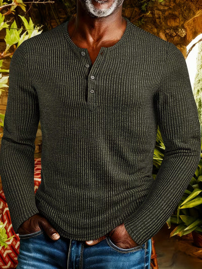 Afonso - Heavy Duty Winter Henley Shirt