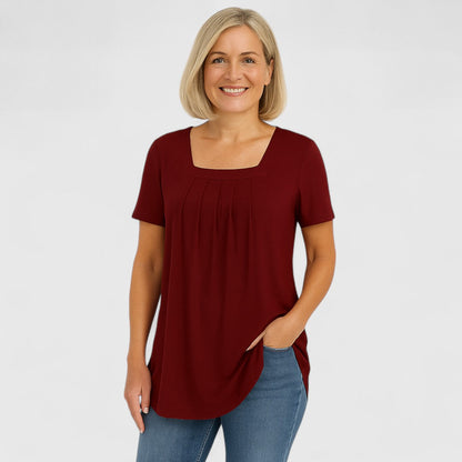 MARIA – EFFORTLESS ELEGANCE PLEATED BLOUSE