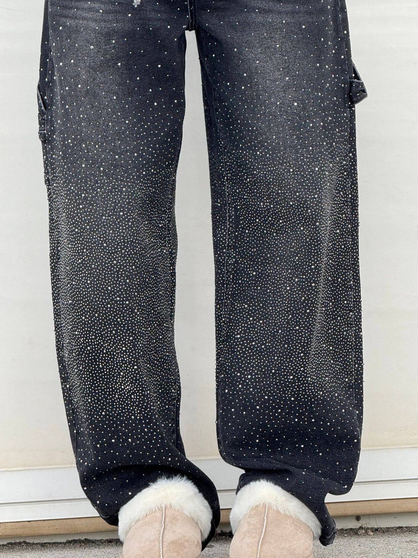 Victoria | High-Waist Glitter Jeans