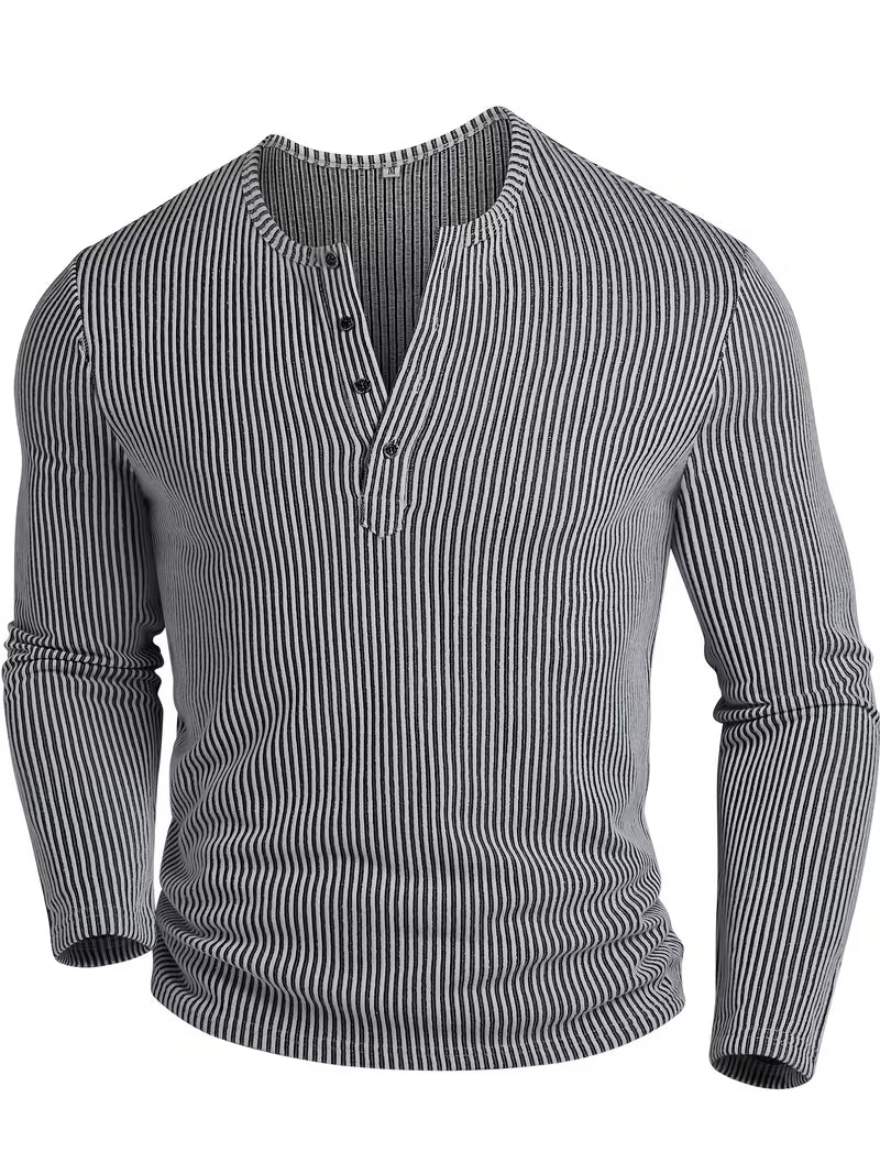 Afonso - Heavy Duty Winter Henley Shirt