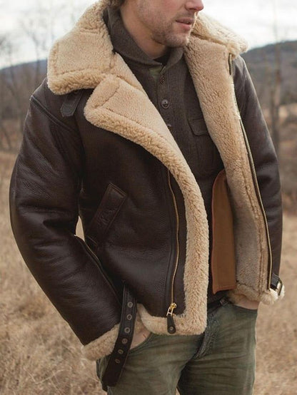 ADRIAN – SHEARLING AVIATOR JACKET