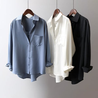 ELLIE - TIMELESS ELEGANCE IN SILK BLOUSE