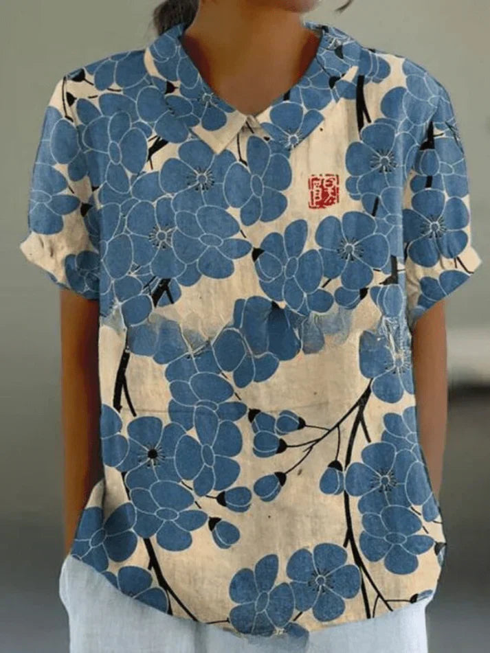 Devika | Floral Pattern Blouse