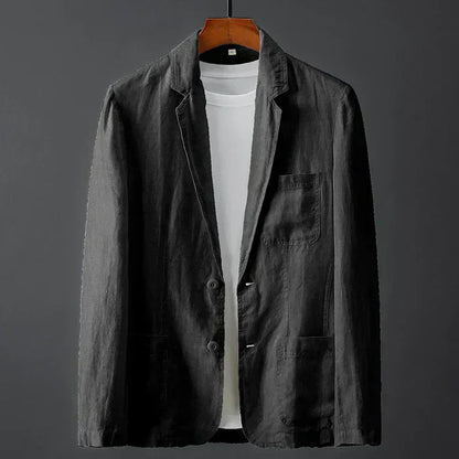Aiden – Elegant Premium Linen Blazer